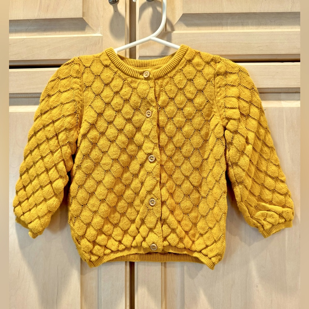 H&M Mustard Cardigan